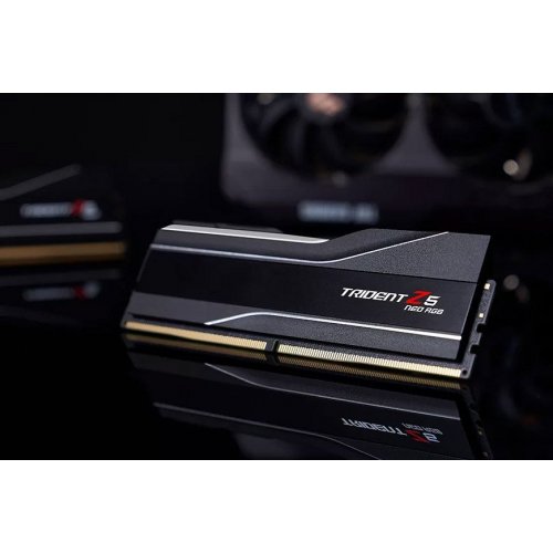 ОЗП G.Skill DDR5 96GB (2x48GB) 6000Mhz Trident Z5 Neo RGB Black (F5-6000J3036F48GX2-TZ5NR) купити в Україні: Київ, Львів, Хмельницький, Тернопіль | Перевірка сумісності, низька ціна, відгуки, характеристики від TELEMART фото