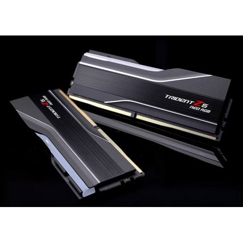 ОЗП G.Skill DDR5 96GB (2x48GB) 6000Mhz Trident Z5 Neo RGB Black (F5-6000J3036F48GX2-TZ5NR) купити в Україні: Київ, Львів, Хмельницький, Тернопіль | Перевірка сумісності, низька ціна, відгуки, характеристики від TELEMART фото