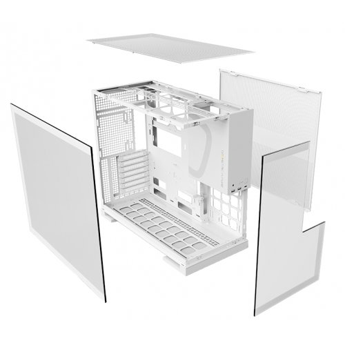 Купить Корпус Geometric Future Model 5 Glass без БП (GEO-M5-W) White с проверкой совместимости: обзор, характеристики, цена в Киеве, Днепре, Одессе, Харькове, Украине | интернет-магазин TELEMART.UA фото