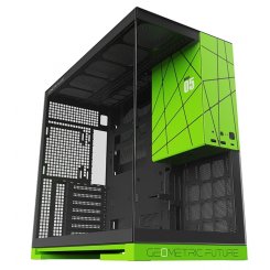 Корпус Geometric Future Model 5 Glass без БП (GEO-M5-BNV) Black/Green