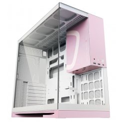 Корпус Geometric Future Model 5 Glass без БП (GEO-M5-WPK) White/Pink
