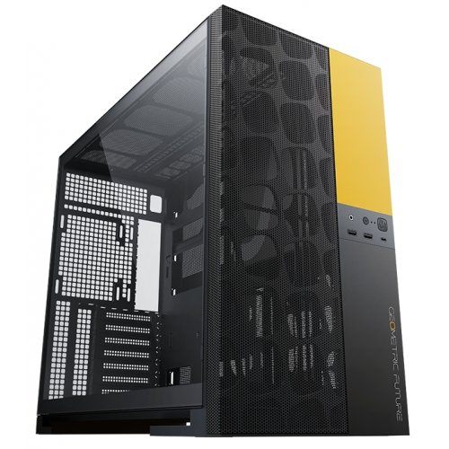 Купить Корпус Geometric Future Model 5 Mesh без БП (GEO-M5V-BY) Black/Yellow с проверкой совместимости: обзор, характеристики, цена в Киеве, Днепре, Одессе, Харькове, Украине | интернет-магазин TELEMART.UA фото