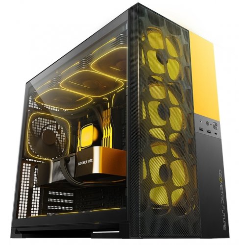 Купить Корпус Geometric Future Model 5 Mesh без БП (GEO-M5V-BY) Black/Yellow с проверкой совместимости: обзор, характеристики, цена в Киеве, Днепре, Одессе, Харькове, Украине | интернет-магазин TELEMART.UA фото
