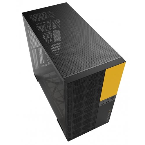 Купить Корпус Geometric Future Model 5 Mesh без БП (GEO-M5V-BY) Black/Yellow с проверкой совместимости: обзор, характеристики, цена в Киеве, Днепре, Одессе, Харькове, Украине | интернет-магазин TELEMART.UA фото