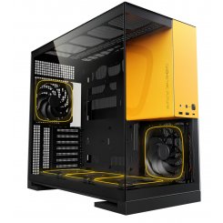 Корпус Geometric Future Model 5F Glass без БП (GEO-M5F-BY) Black/Yellow