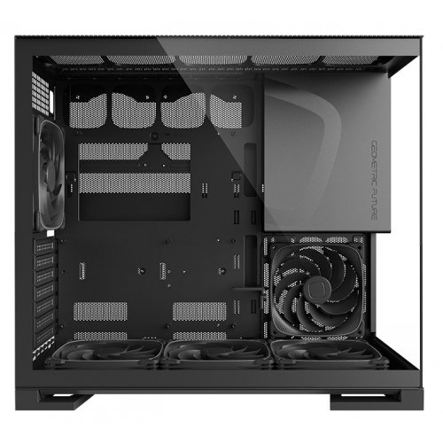 Корпус Geometric Future Model 5F Glass без БП (GEO-M5F-BG) Black/Grey купить в Украине: Киев, Днепр, Харьков, Одесса  | Проверка совместимости, низкая цена, отзывы, характеристики от TELEMART фото