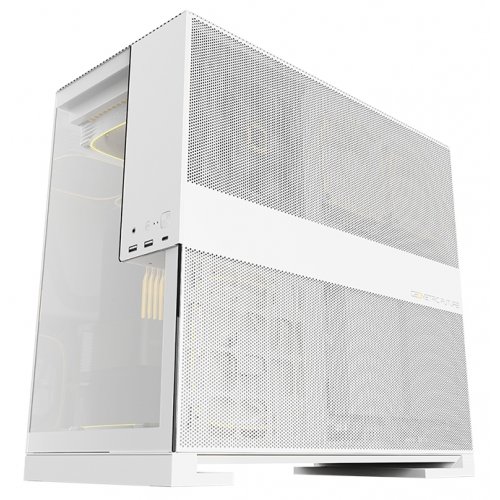 Купить Корпус Geometric Future Model 5F Glass без БП (GEO-M5F-W) White с проверкой совместимости: обзор, характеристики, цена в Киеве, Днепре, Одессе, Харькове, Украине | интернет-магазин TELEMART.UA фото