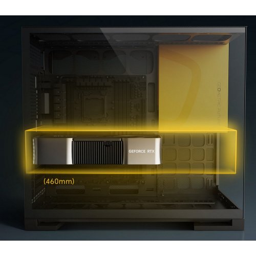 Корпус Geometric Future Model 5F Glass без БЖ (GEO-M5F-W) White купити в Україні: Київ, Львів, Хмельницький, Тернопіль, Івано-Франківськ | Перевірка сумісності, низька ціна, відгуки, характеристики від TELEMART фото