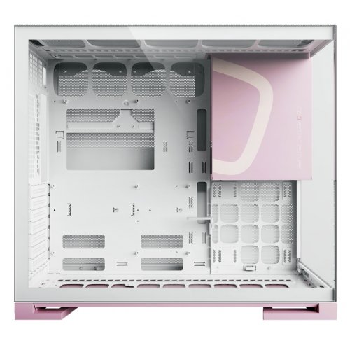 Купить Корпус Geometric Future Model 5F Glass без БП (GEO-M5F-WPK) White/Pink с проверкой совместимости: обзор, характеристики, цена в Киеве, Днепре, Одессе, Харькове, Украине | интернет-магазин TELEMART.UA фото