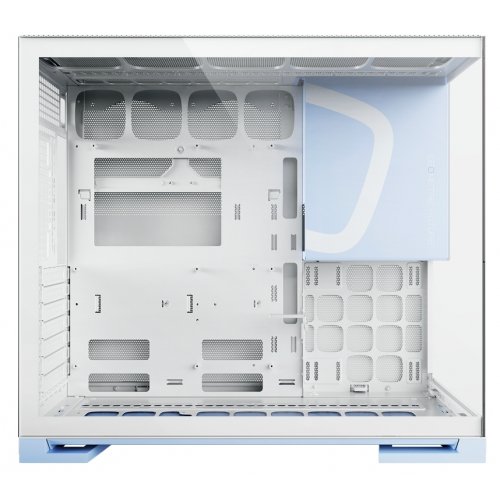 Купить Корпус Geometric Future Model 5F Glass без БП (GEO-M5F-WB) White/Blue с проверкой совместимости: обзор, характеристики, цена в Киеве, Днепре, Одессе, Харькове, Украине | интернет-магазин TELEMART.UA фото