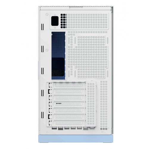 Купить Корпус Geometric Future Model 5F Glass без БП (GEO-M5F-WB) White/Blue с проверкой совместимости: обзор, характеристики, цена в Киеве, Днепре, Одессе, Харькове, Украине | интернет-магазин TELEMART.UA фото