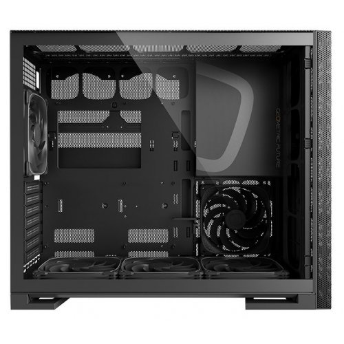 Корпус Geometric Future Model 5F Mesh без БП (GEO-M5VF-BY) Black/Yellow купить в Украине: Киев, Днепр, Харьков, Одесса  | Проверка совместимости, низкая цена, отзывы, характеристики от TELEMART фото