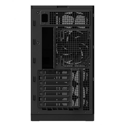 Корпус Geometric Future Model 5F Mesh без БП (GEO-M5VF-BY) Black/Yellow купить в Украине: Киев, Днепр, Харьков, Одесса  | Проверка совместимости, низкая цена, отзывы, характеристики от TELEMART фото