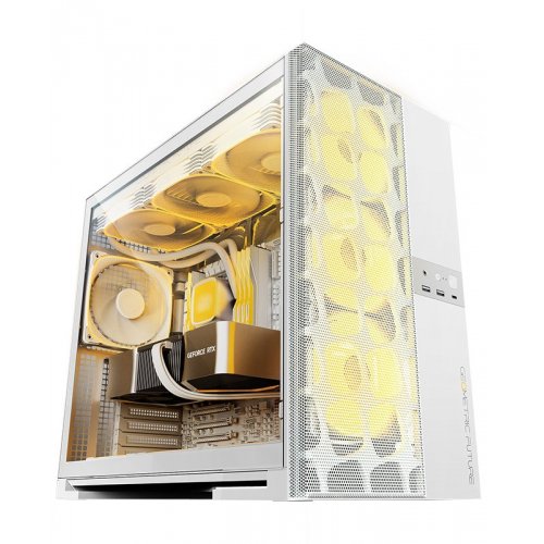 Корпус Geometric Future Model 5F Mesh без БЖ (GEO-M5VF-W) White купити в Україні: Київ, Львів, Хмельницький, Тернопіль, Івано-Франківськ | Перевірка сумісності, низька ціна, відгуки, характеристики від TELEMART фото