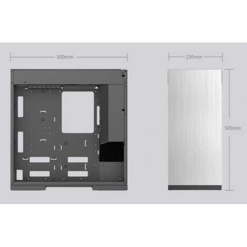Купить Корпус Geometric Future Model 8 Dharma без БП (GEO-M8-DHA) Silver с проверкой совместимости: обзор, характеристики, цена в Киеве, Днепре, Одессе, Харькове, Украине | интернет-магазин TELEMART.UA фото