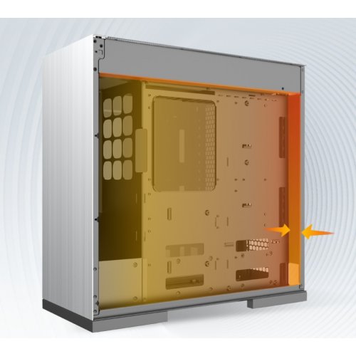 Купить Корпус Geometric Future Model 8 Dharma без БП (GEO-M8-DHA) Silver с проверкой совместимости: обзор, характеристики, цена в Киеве, Днепре, Одессе, Харькове, Украине | интернет-магазин TELEMART.UA фото