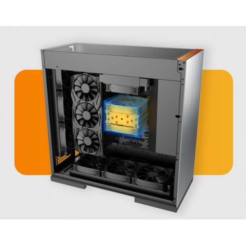 Купить Корпус Geometric Future Model 8 Cowboy без БП (GEO-M8-COW) Black/Orange с проверкой совместимости: обзор, характеристики, цена в Киеве, Днепре, Одессе, Харькове, Украине | интернет-магазин TELEMART.UA фото