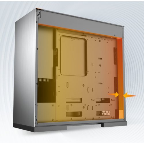 Купить Корпус Geometric Future Model 8 Cowboy без БП (GEO-M8-COW) Black/Orange с проверкой совместимости: обзор, характеристики, цена в Киеве, Днепре, Одессе, Харькове, Украине | интернет-магазин TELEMART.UA фото