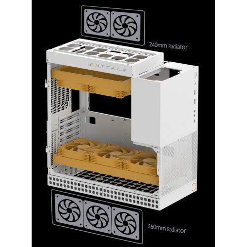 Купить Корпус Geometric Future Model 4 King Arthur без БП (GEO-M4-KAW) White с проверкой совместимости: обзор, характеристики, цена в Киеве, Днепре, Одессе, Харькове, Украине | интернет-магазин TELEMART.UA фото
