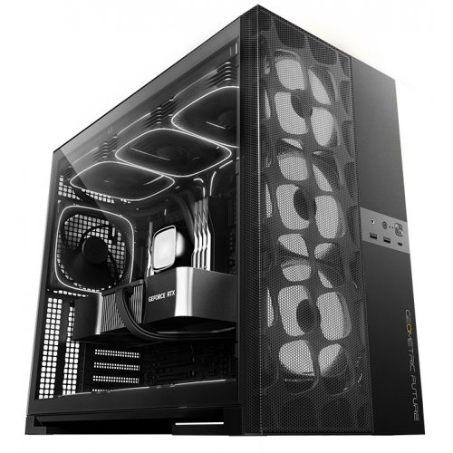 Купить Корпус Geometric Future Model 5 Mesh без БП (GEO-M5V-B) Black с проверкой совместимости: обзор, характеристики, цена в Киеве, Днепре, Одессе, Харькове, Украине | интернет-магазин TELEMART.UA фото