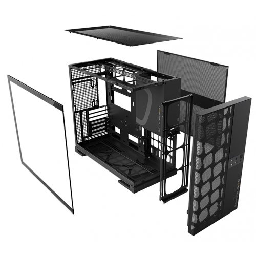 Купить Корпус Geometric Future Model 5 Mesh без БП (GEO-M5V-B) Black с проверкой совместимости: обзор, характеристики, цена в Киеве, Днепре, Одессе, Харькове, Украине | интернет-магазин TELEMART.UA фото