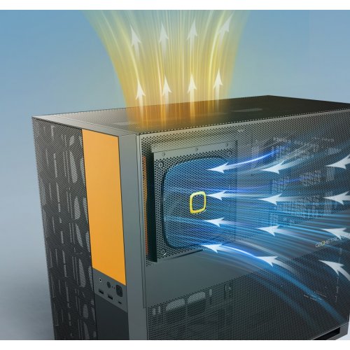 Купить Корпус Geometric Future Model 5 Mesh без БП (GEO-M5V-B) Black с проверкой совместимости: обзор, характеристики, цена в Киеве, Днепре, Одессе, Харькове, Украине | интернет-магазин TELEMART.UA фото