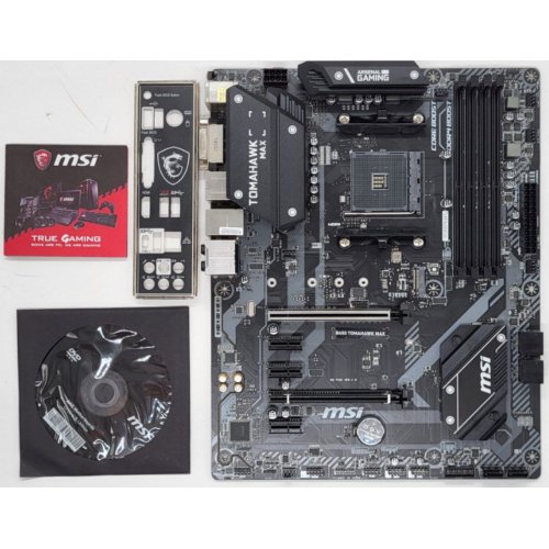 Купить Материнская плата MSI B450 TOMAHAWK MAX (sAM4, AMD B450) (Восстановлено продавцом, 803078) с проверкой совместимости: обзор, характеристики, цена в Киеве, Днепре, Одессе, Харькове, Украине | интернет-магазин TELEMART.UA фото