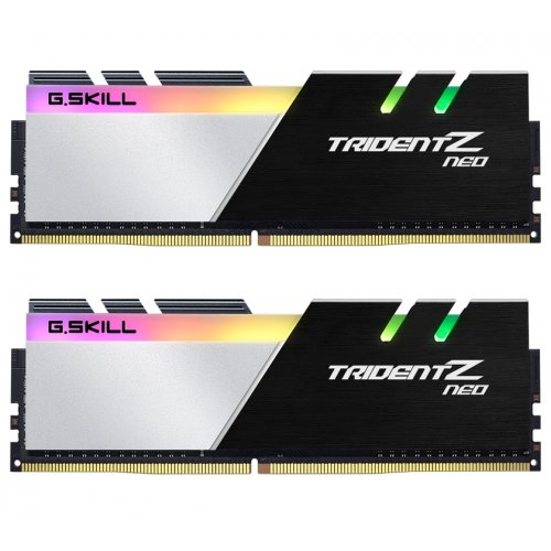 Купить ОЗУ G.Skill DDR4 32GB (2x16GB) 3000Mhz Trident Z Neo (F4-3000C16D-32GTZN) с проверкой совместимости: обзор, характеристики, цена в Киеве, Днепре, Одессе, Харькове, Украине | интернет-магазин TELEMART.UA фото
