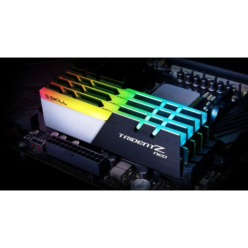 Купить ОЗУ G.Skill DDR4 32GB (2x16GB) 3000Mhz Trident Z Neo (F4-3000C16D-32GTZN) с проверкой совместимости: обзор, характеристики, цена в Киеве, Днепре, Одессе, Харькове, Украине | интернет-магазин TELEMART.UA фото