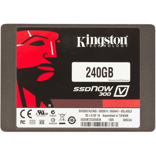 Продать SSD-диск Kingston MLC 240GB 2.5" (SV300S3B7A/240G) по Trade-In интернет-магазине Телемарт - Киев, Днепр, Украина фото