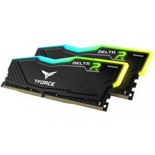 ОЗП Team DDR4 16GB (2x8GB) 3600Mhz T-Force Delta RGB Black (TF3D416G3600HC18JDC01) купити з перевіркою сумісності: огляд, характеристики, ціна у Києві, Львові, Вінниці, Хмельницькому, Івано-Франківську, Україні | інтернет-магазин TELEMART.UA фото
