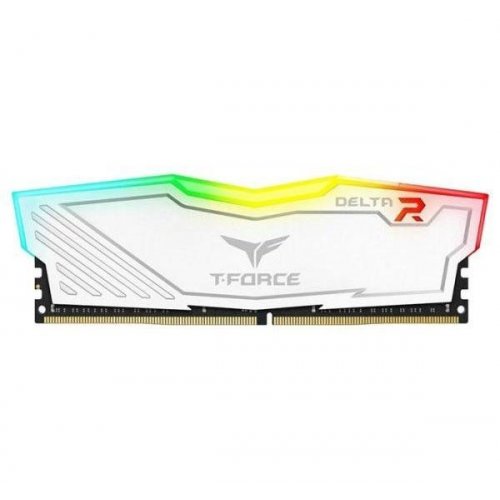 ОЗП Team DDR4 16GB (2x8GB) 3200Mhz T-Force Delta RGB White (TF4D416G3200HC16CDC01) купити з перевіркою сумісності: огляд, характеристики, ціна у Києві, Львові, Вінниці, Хмельницькому, Івано-Франківську, Україні | інтернет-магазин TELEMART.UA фото