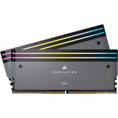 ОЗУ Corsair DDR5 32GB (2x16GB) 6000Mhz Dominator Titanium RGB Gray (CMP32GX5M2B6000Z30)
