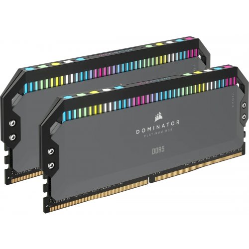 Купить ОЗУ Corsair DDR5 32GB (2x16GB) 5600Mhz Dominator Platinum RGB Gray (CMT32GX5M2B5600Z36) с проверкой совместимости: обзор, характеристики, цена в Киеве, Днепре, Одессе, Харькове, Украине | интернет-магазин TELEMART.UA фото