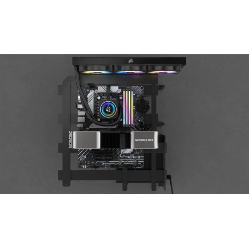 Купить ОЗУ Corsair DDR5 32GB (2x16GB) 6000Mhz Dominator Titanium RGB White (CMP32GX5M2B6000Z30W) с проверкой совместимости: обзор, характеристики, цена в Киеве, Днепре, Одессе, Харькове, Украине | интернет-магазин TELEMART.UA фото