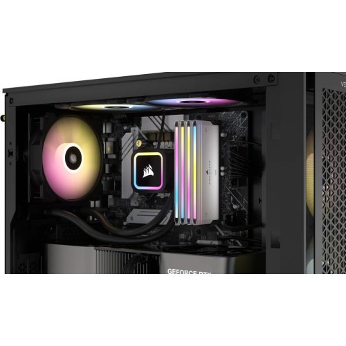 Купить ОЗУ Corsair DDR5 32GB (2x16GB) 6000Mhz Dominator Titanium RGB White (CMP32GX5M2B6000Z30W) с проверкой совместимости: обзор, характеристики, цена в Киеве, Днепре, Одессе, Харькове, Украине | интернет-магазин TELEMART.UA фото