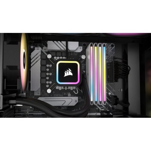 Купить ОЗУ Corsair DDR5 32GB (2x16GB) 6000Mhz Dominator Titanium RGB White (CMP32GX5M2B6000Z30W) с проверкой совместимости: обзор, характеристики, цена в Киеве, Днепре, Одессе, Харькове, Украине | интернет-магазин TELEMART.UA фото