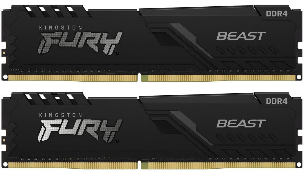 ОЗУ Kingston DDR4 32GB (2x16GB) 3200Mhz FURY Beast Black