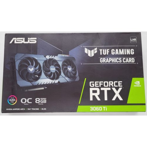 Відеокарта Asus TUF GeForce RTX 3060 Ti Gaming OC 8192MB (TUF-RTX3060TI-O8GD6X-GAMING) (Відновлено продавцем, 803223) купити з перевіркою сумісності: огляд, характеристики, ціна у Києві, Львові, Вінниці, Хмельницькому, Івано-Франківську, Україні | інтернет-магазин TELEMART.UA фото