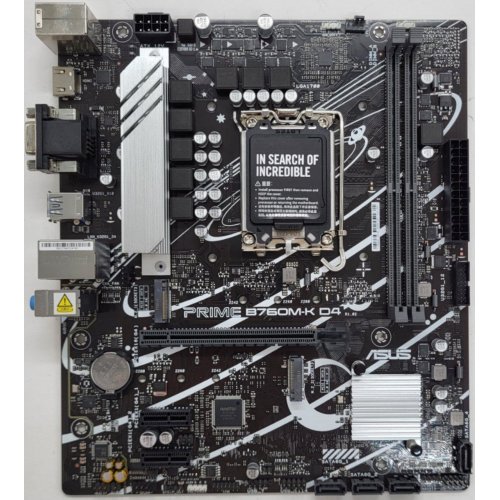 Купить Материнская плата Asus PRIME B760M-K D4 (s1700, Intel B760) (Восстановлено продавцом, 803239) с проверкой совместимости: обзор, характеристики, цена в Киеве, Днепре, Одессе, Харькове, Украине | интернет-магазин TELEMART.UA фото