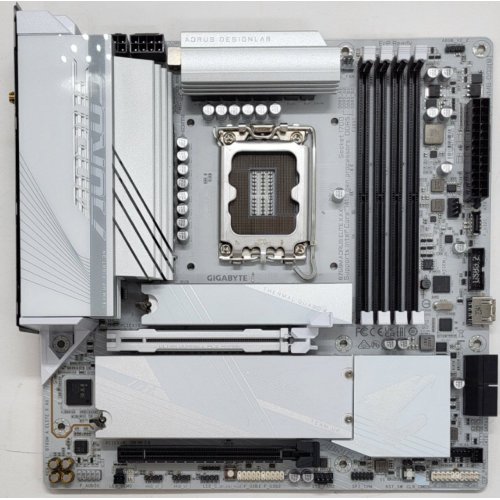 Материнская плата Gigabyte B760M AORUS ELITE X AX (s1700, Intel B760) (Восстановлено продавцом, 803256) купить в Украине: Киев, Днепр, Харьков, Одесса  | Проверка совместимости, низкая цена, отзывы, характеристики от TELEMART фото