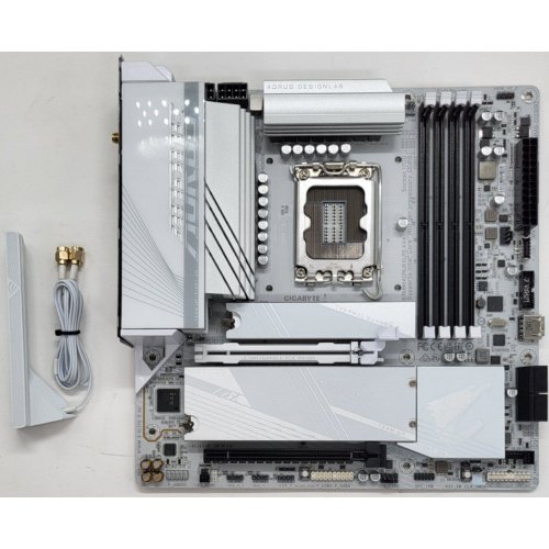 Материнская плата Gigabyte B760M AORUS ELITE X AX (s1700, Intel B760) (Восстановлено продавцом, 803256) купить в Украине: Киев, Днепр, Харьков, Одесса  | Проверка совместимости, низкая цена, отзывы, характеристики от TELEMART фото