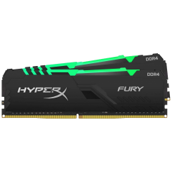 Озу HyperX DDR4 64GB (2x32GB) 3200Mhz Fury RGB (HX432C16FB3AK2/64) (Восстановлено продавцом, 803275)