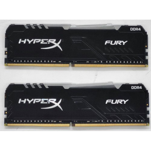 Купить Озу HyperX DDR4 64GB (2x32GB) 3200Mhz Fury RGB (HX432C16FB3AK2/64) (Восстановлено продавцом, 803275) с проверкой совместимости: обзор, характеристики, цена в Киеве, Днепре, Одессе, Харькове, Украине | интернет-магазин TELEMART.UA фото