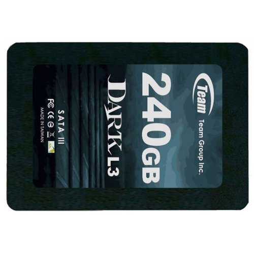 Продать SSD-диск Team DARK L3 MLC 240GB 2.5" (T253L3240GMC101) по Trade-In интернет-магазине Телемарт - Киев, Днепр, Украина фото