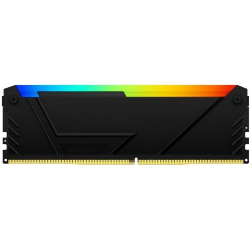 ОЗП Kingston DDR4 16GB 3200Mhz FURY Beast RGB Black (KF432C16BB12A/16WP) купити з перевіркою сумісності: огляд, характеристики, ціна у Києві, Львові, Вінниці, Хмельницькому, Івано-Франківську, Україні | інтернет-магазин TELEMART.UA фото