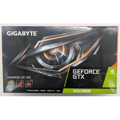 Відеокарта Gigabyte GeForce GTX 1660 SUPER Gaming OC 6144MB (GV-N166SGAMING OC-6GD) (Відновлено продавцем, 803485) купити з перевіркою сумісності: огляд, характеристики, ціна у Києві, Львові, Вінниці, Хмельницькому, Івано-Франківську, Україні | інтернет-магазин TELEMART.UA фото