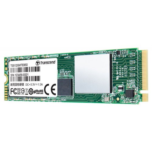 Продати SSD-диск Transcend MLC 512GB M.2 (2280 PCI-E) (TS512GMTE850) за Trade-In у інтернет-магазині Телемарт - Київ, Дніпро, Україна фото