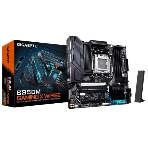 Уценка материнская плата Gigabyte B850M GAMING X WIFI6E (sAM5, AMD B850) (Следы использования, 803586) купить в Украине: Киев, Днепр, Харьков, Одесса  | Проверка совместимости, низкая цена, отзывы, характеристики от TELEMART фото