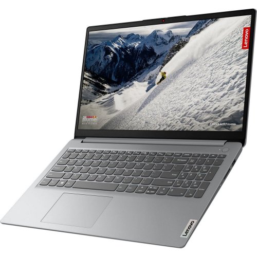 Купить Ноутбук Lenovo IdeaPad 1 15AMN7 (82VG00XCRA) Cloud Grey - цена в Харькове, Киеве, Днепре, Одессе
в интернет-магазине Telemart фото